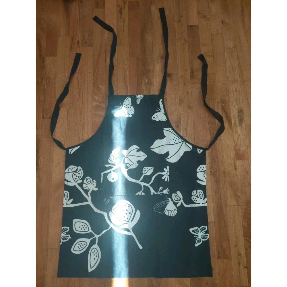 Apron Made Of Ikea Fabric design by Sissi Edholm and Lisa Ullenius Black n White
